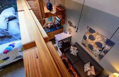 Old Ballard House | Cozy, Private Little House in Ballard - large patio, fire pit and seating