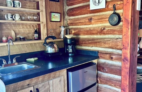 Inland Township Cabin | Cozy, quiet and comfortable real log cabin close to all the up north fun!