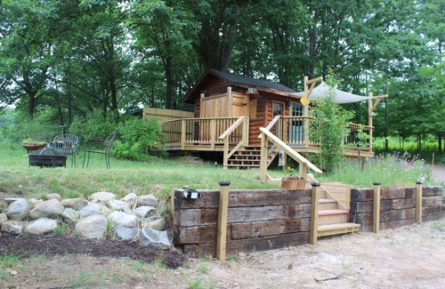 Inland Township Cabin | Cozy, quiet and comfortable real log cabin close to all the up north fun!