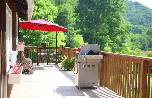 Roan Mountain Cabin | Cozy, romantic cabin in beautiful Roan Mt Tennessee & hot tub