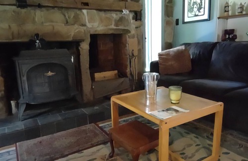North Bangor Cabin | Cozy, rustic log cabin situated in the foothills of the Adirondack Mountains.