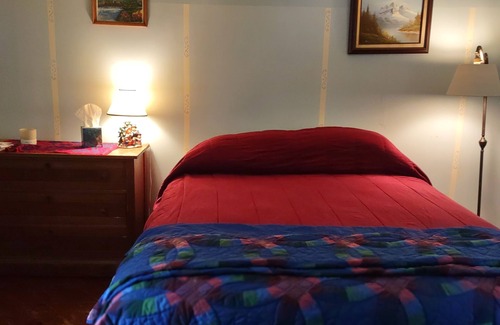 North Bangor Cabin | Cozy, rustic log cabin situated in the foothills of the Adirondack Mountains.
