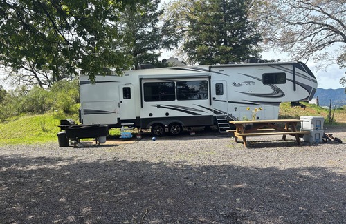 Ukiah Cabin | Cozy RV with terrific views, and peaceful surroundings.