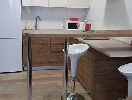 Svyatoshyns'kyi District Apartment | Cozy studio for three people near Metro station