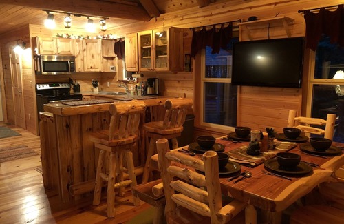 Munising Cabin | Cozy, Secluded, Year-Round Cabin Rental With A Hot Tub!