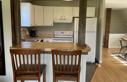 Morrisville Apartment | Cozy ski retreat on 200 acres of private groomed cross country ski trails.