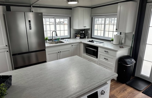 Monahans Apartment | Cozy Space, Expansive Feel: Very open BoxHouse, Monahans, TX