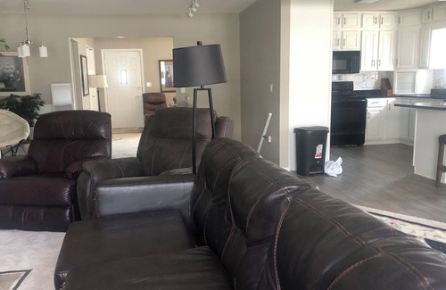 Richfield House | Cozy spacious home with fireplace privacy deck next mall America