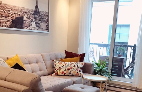Hochelaga-Maisonneuve Apartment | Cozy stay 1+1 bed in trendy HOMA + easy parking
