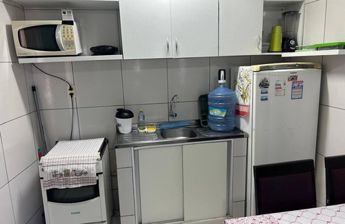 Soledade Apartment | Cozy studio apartment, close to everything, kitchen with lots of utensils.