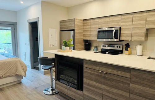 Vernon Condo | Cozy studio apartment seconds to Okanagan Lake!