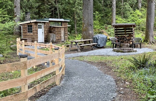 Ashford Cabin | Cozy studio cabin, nestled in the trees, under a mile to Mt. Rainier entrance.
