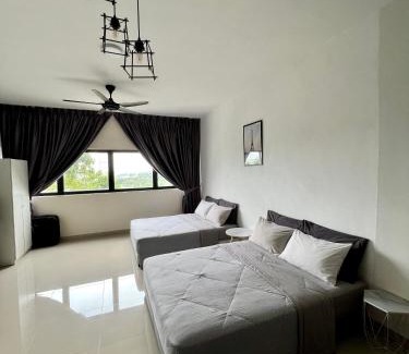 Seri Kembangan Apartment | Cozy Studio Sk 1 Residence for 4 pax UPM Mines Serdang