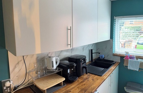 Cambridge Apartment | Cozy studio with a private enterance and available parking space.