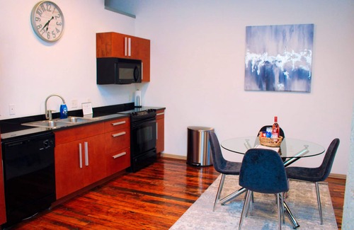 Downtown St. Louis Apartment | Cozy Stylish Downtown Loft Near Busch Stadium