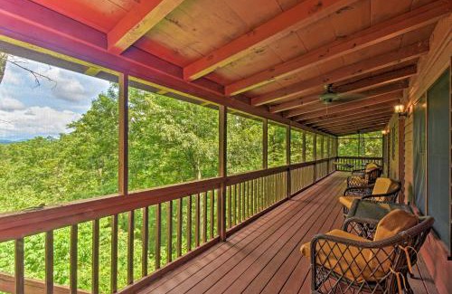 Ellijay House | Cozy Sunset View Cabin with Game Room and Mtn Views!