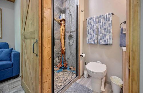 Boles House | Cozy Tiny Cabin with Porch & Fire Pit near Scenic Trails in Western Arkansas