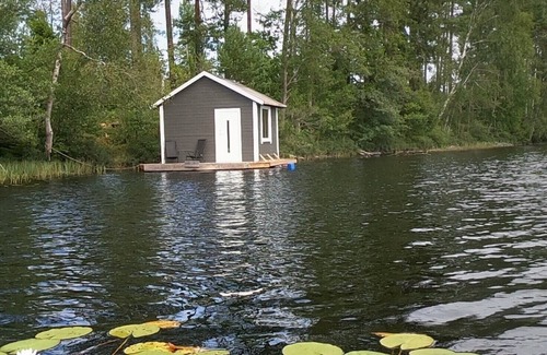 Reftele Boat Rental | Cozy Tiny Houseboat in the Nature