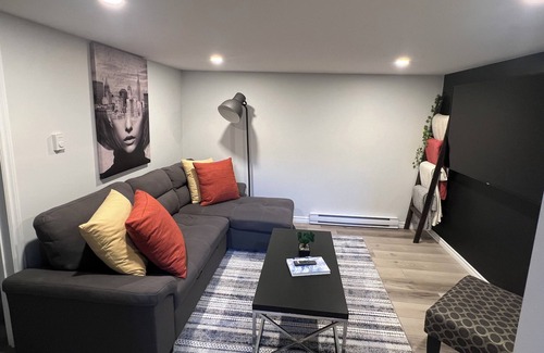 Dieppe Apartment | Cozy Two Bedroom Lower Level Apartment - Walking Distance To Most Places & Trail