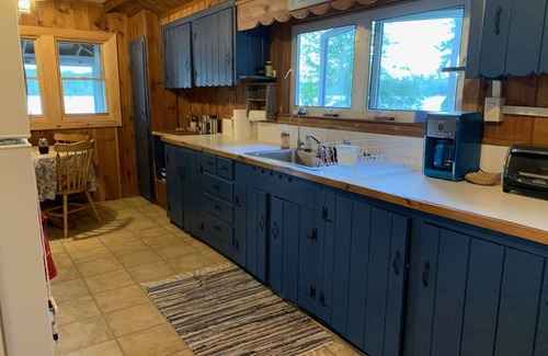 Gray Cabin | Cozy Waterfront Cabin on Little Sebago W/Paddleboards, Kayaks, Canoe, Fire-pit