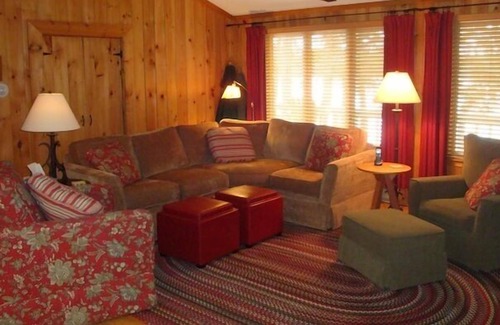 Harrison House | Cozy waterfront cottage on private land with beautiful sunsets over Long Lake