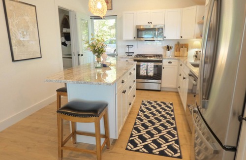 Trenton Cottage | Cozy waterfront getaway for two with views of the ocean and mountains in Acadia!