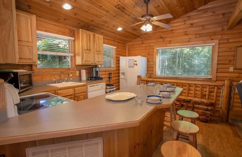 Boone Cabin | Cozy, Wooded Cabin near Outdoor Activities