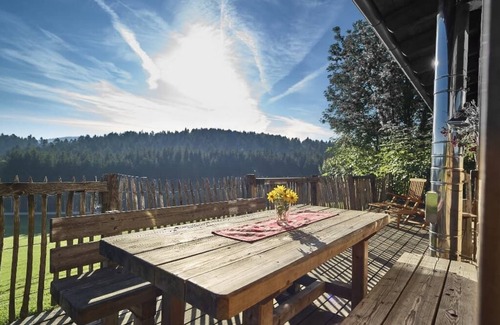 Wildenranna Apartment | Cozy wooden house with a tiled stove, infrared cabin and 35 m2 wooden terrace