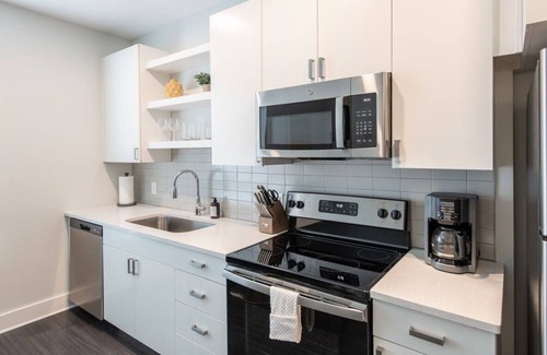 Central Business District Apartment | Cozysuites l Gorgeous 1BR in Downtown Cincinnati
