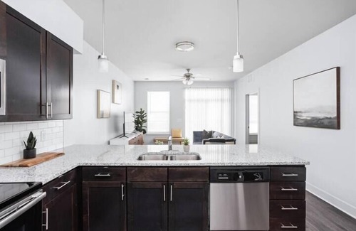 Indianapolis Apartment | CozySuites Nora 2BR next to Whole Foods