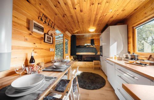 Kamenice Apartment | CozyTiny house at lake with sauna