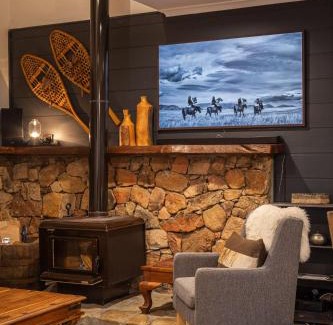 Thredbo House | Crackenback Castle free standing chalet with fire place