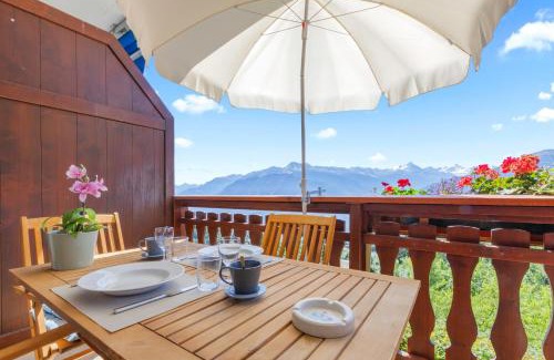 Randogne Apartment | Crans-Montana - studio - 2 personnes - balcon avec superbe vue