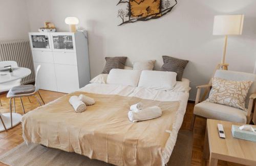 Randogne Apartment | Crans-Montana - studio - 2 personnes - balcon avec superbe vue