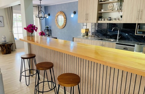 Rodney Bay House | Crazy Sept prices at this gated 3BR modern villa.