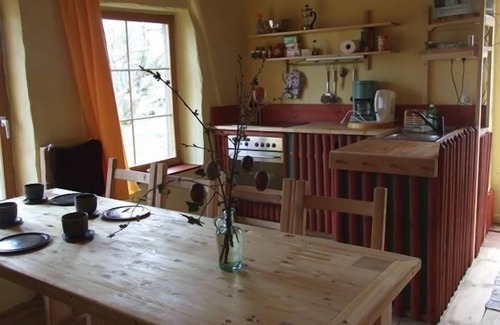 Kirch Mulsow House | Creative barn with large sauna, romantic campfire, barbecue in nature,