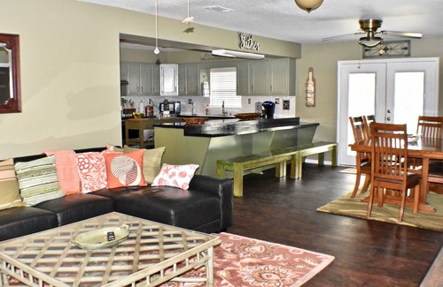 Cedar Lane House | CREEKFRONT HOME, LIGHTED PIER, FENCED YARD
