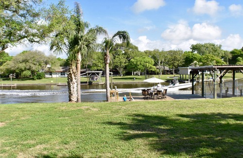 Cedar Lane House | CREEKFRONT HOME, LIGHTED PIER, FENCED YARD
