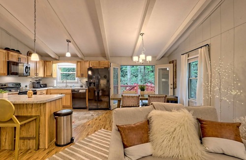 Sky Valley Cottage | Creekside Hideaway is private with no steps close to the golf course/clubhouse