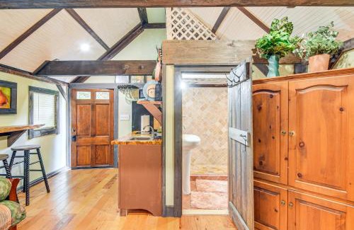 Milford Apartment | Creekside Milford Studio with Gas Grill and Mtn Views!