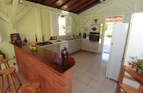Le Francois Villa | Creole villa with pool overlooking the magnificent islets of Le François