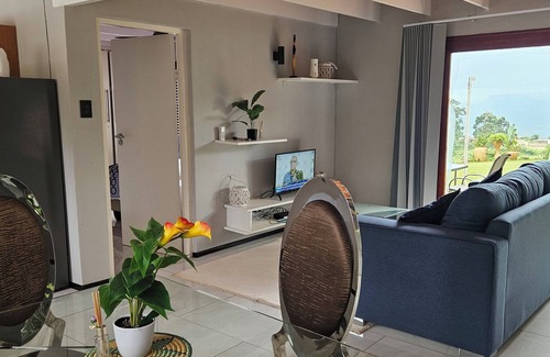Waterfall House | Crest Farm - Self-catering 2-bedroom, Wi-fi, Views, Swiming Pool