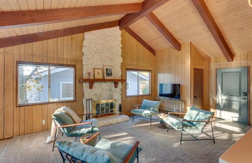 Crestline House | Crestline Cabin Mountain Views and Fire Pit!