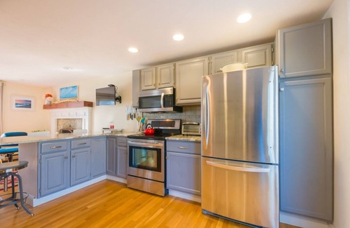 Mashpee House | Crisp and clean home located in private beach Association on Johns Pond