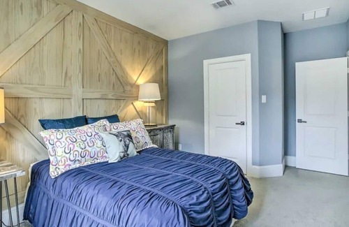 Barker House | Crisp, Modern Brookshire Getaway w/ Game Room, Pet-Friendly!