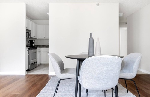Rush and Division Apartment | Crisp River North 1BR w/Gym, Pool, nr. Oak Street Beach, by Blueground