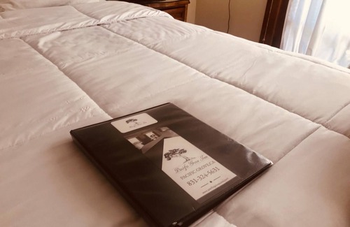 Pacific Grove Hotel | CROSS Ocean View from Balcony-RELAX-QUEEN BEDROOM