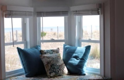 Kure Beach House | Crystal Shores Unit 4 - Ocean Front Unit with views of the sand dunes and ocean! steps away from beach! villa