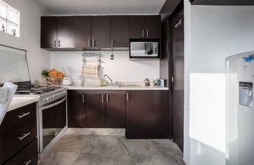 Ciudad Lopez Mateos Apartment | Cuarto Huichol; Seguridad+malls+zonaesmeralda