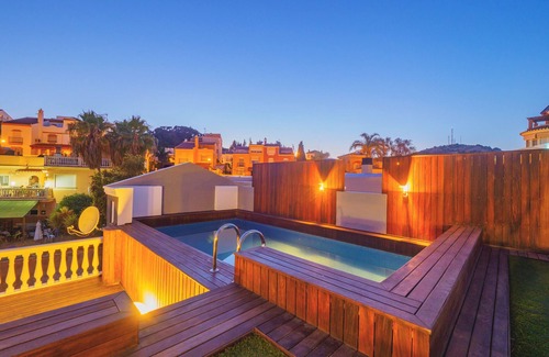 Monte Sancha Villa | Cubo's Gibralfaro House Center/private pool/air conditioning